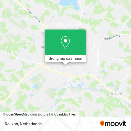 Rollzon kaart