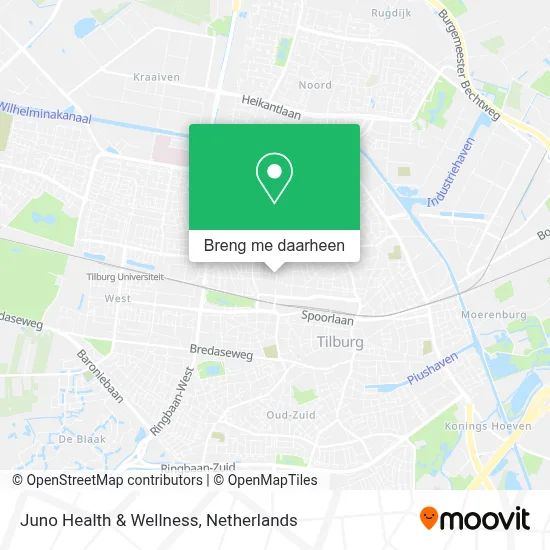 Juno Health & Wellness kaart