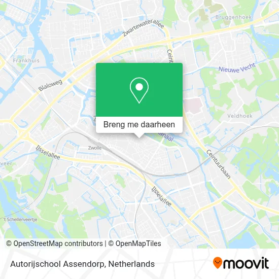 Autorijschool Assendorp kaart