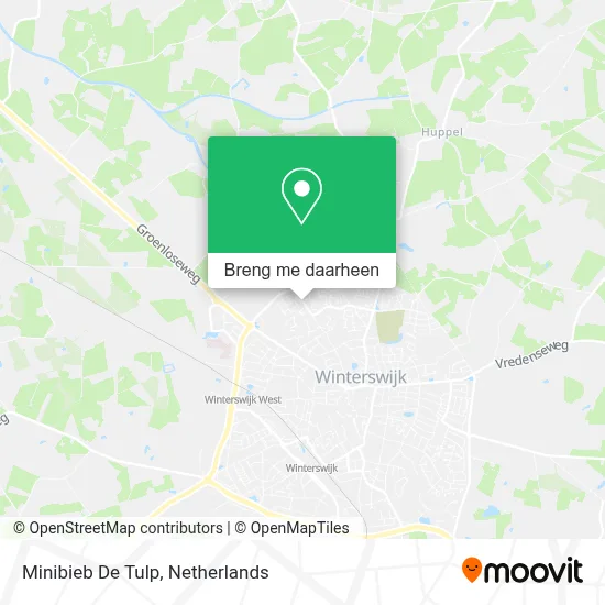 Minibieb De Tulp kaart