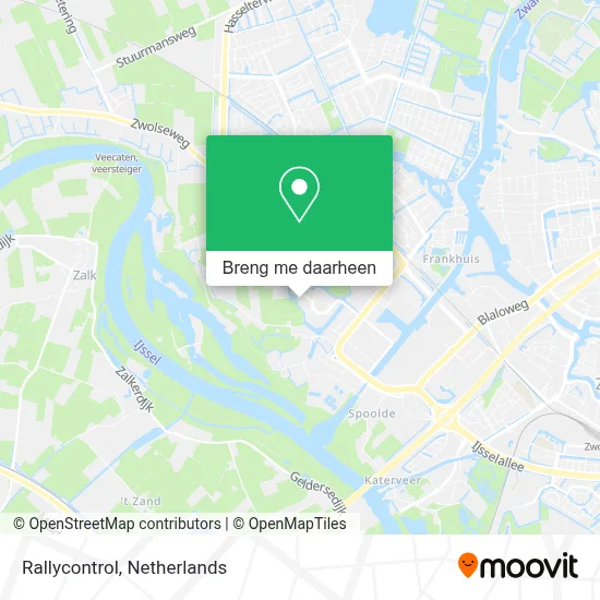 Rallycontrol kaart