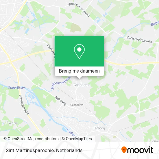 Sint Martinusparochie kaart