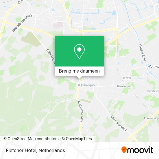 Fletcher Hotel kaart