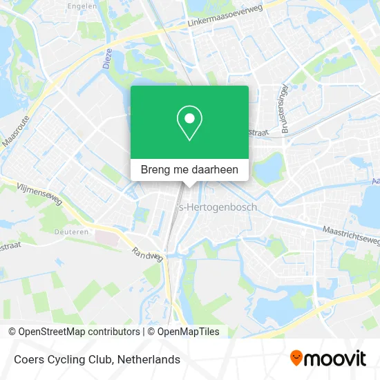 Coers Cycling Club kaart