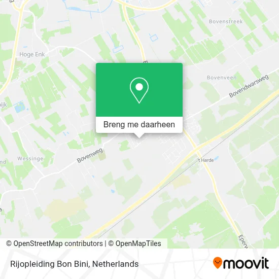 Rijopleiding Bon Bini kaart