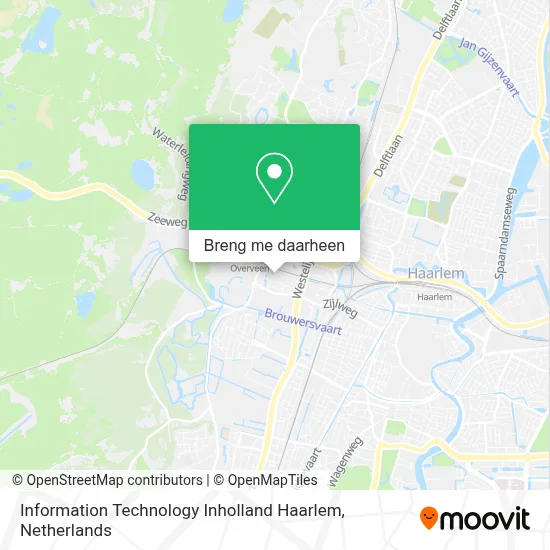 Information Technology Inholland Haarlem kaart