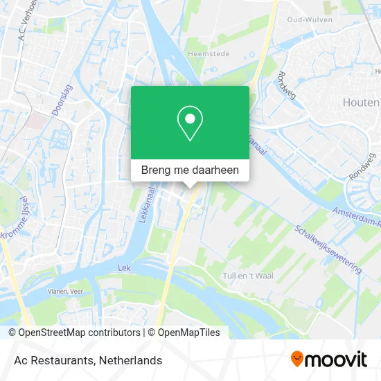 Ac Restaurants kaart