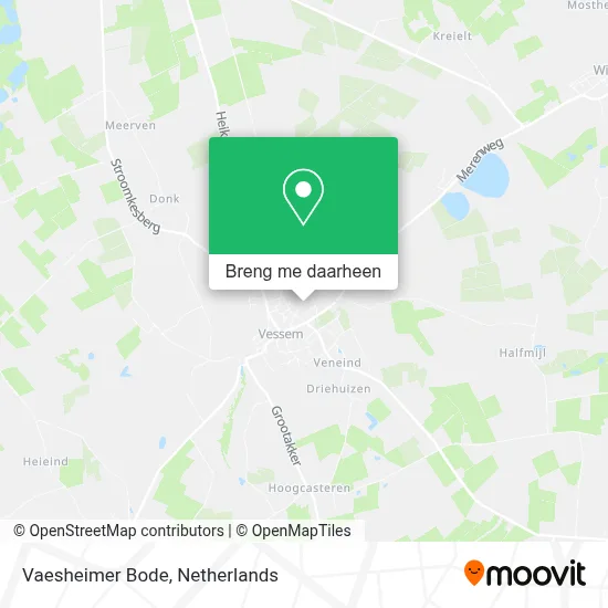 Vaesheimer Bode kaart