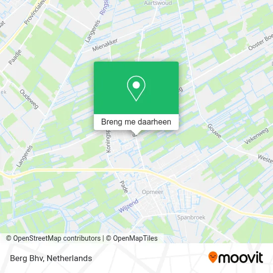 Berg Bhv kaart