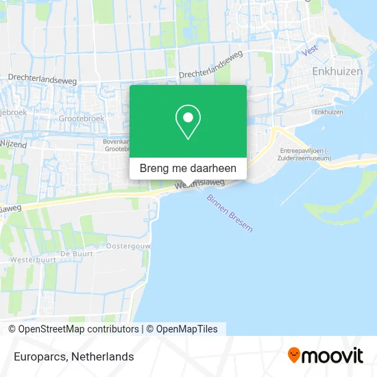 Europarcs kaart
