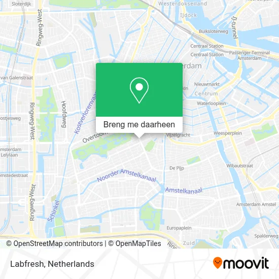 Labfresh kaart
