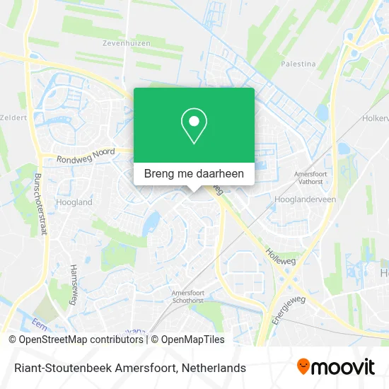 Riant-Stoutenbeek Amersfoort kaart