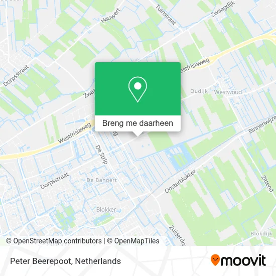 Peter Beerepoot kaart