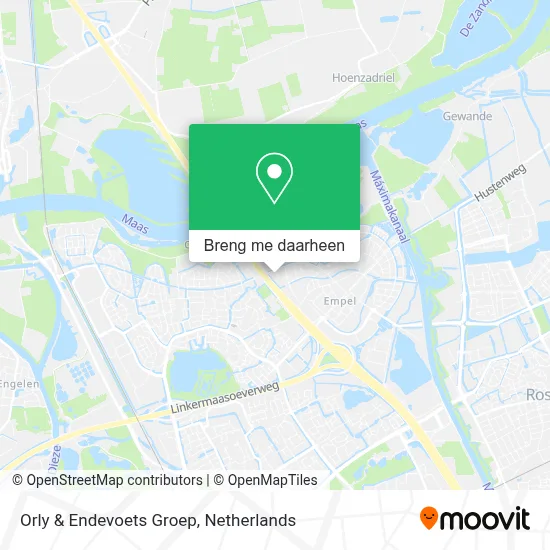 Orly & Endevoets Groep kaart