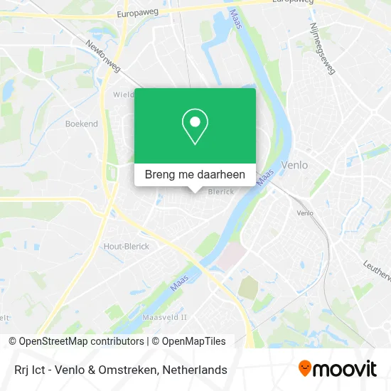 Rrj Ict - Venlo & Omstreken kaart
