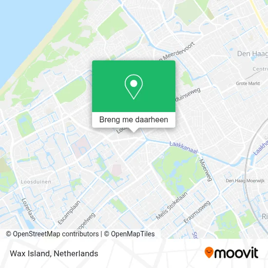 Wax Island kaart