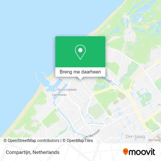 Compartijn kaart