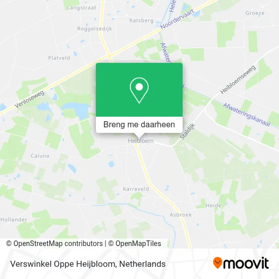 Verswinkel Oppe Heijbloom kaart