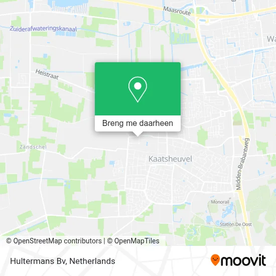 Hultermans Bv kaart