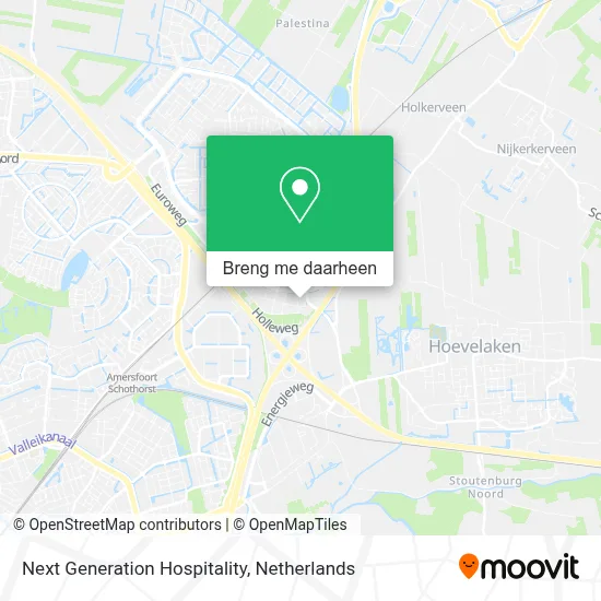 Next Generation Hospitality kaart