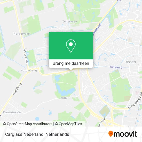 Carglass Nederland kaart