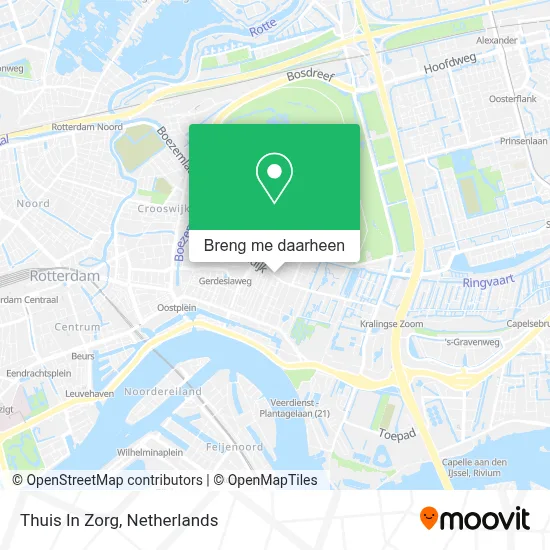 Thuis In Zorg kaart