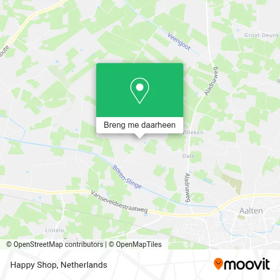 Happy Shop kaart
