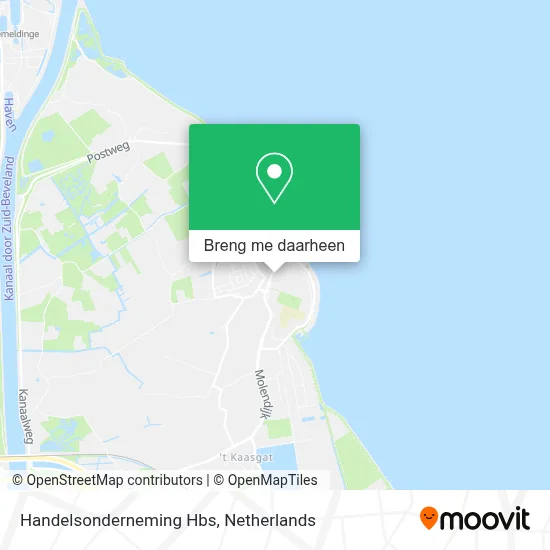 Handelsonderneming Hbs kaart