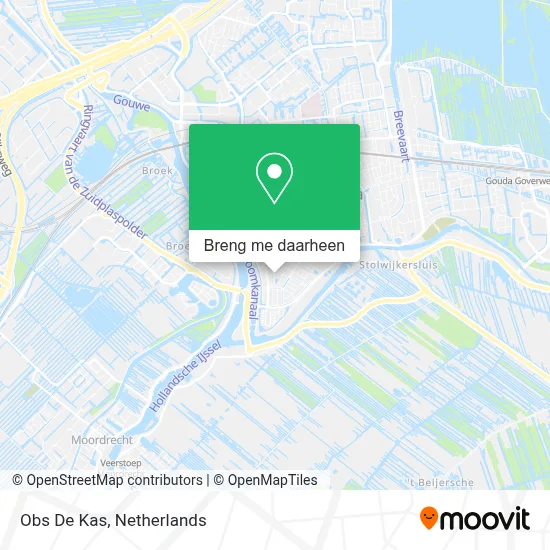Obs De Kas kaart