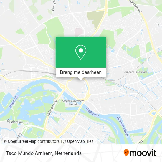 Taco Mundo Arnhem kaart