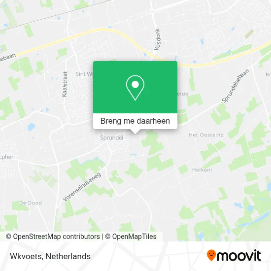 Wkvoets kaart