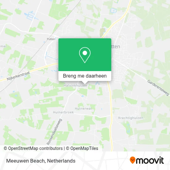 Meeuwen Beach kaart