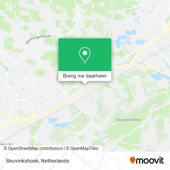 Beuvinkshoek kaart