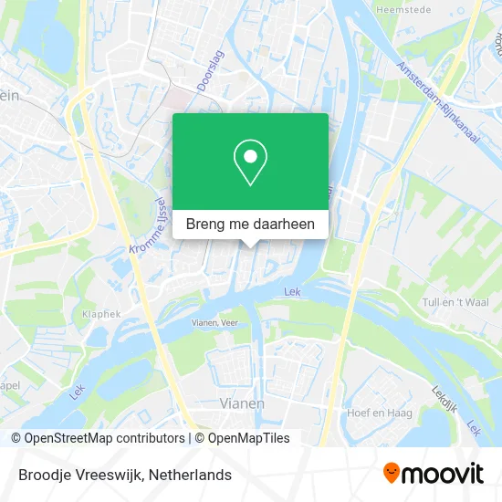 Broodje Vreeswijk kaart