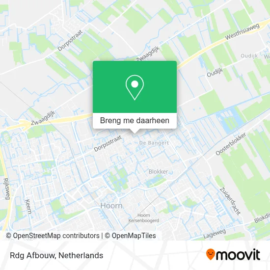 Rdg Afbouw kaart