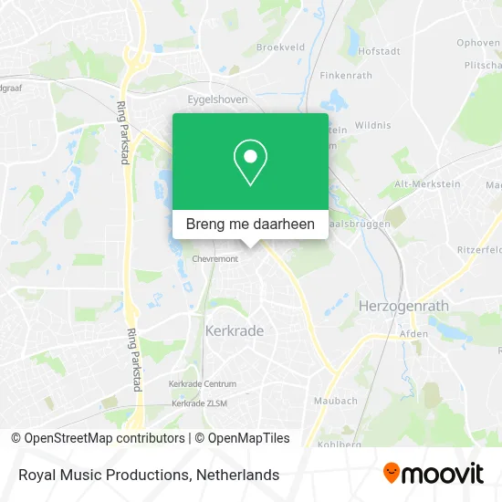 Royal Music Productions kaart