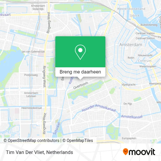 Tim Van Der Vliet kaart