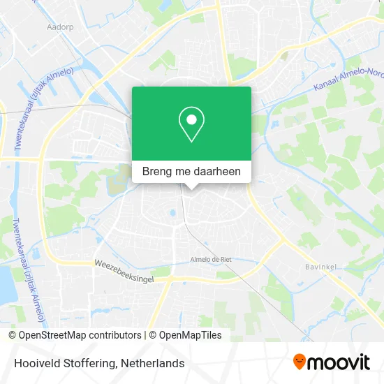 Hooiveld Stoffering kaart