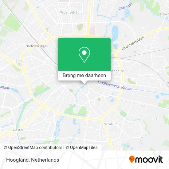Hoogland kaart