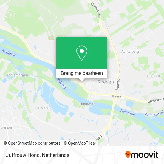 Juffrouw Hond kaart