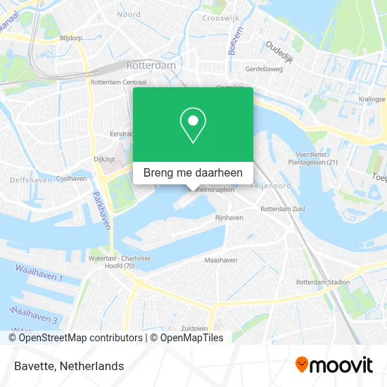 Bavette kaart