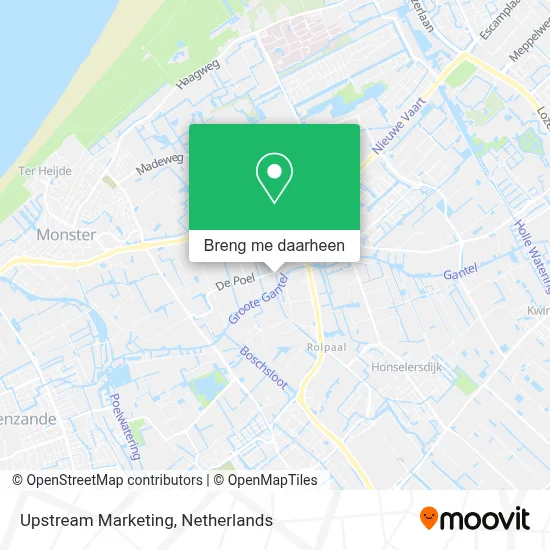 Upstream Marketing kaart