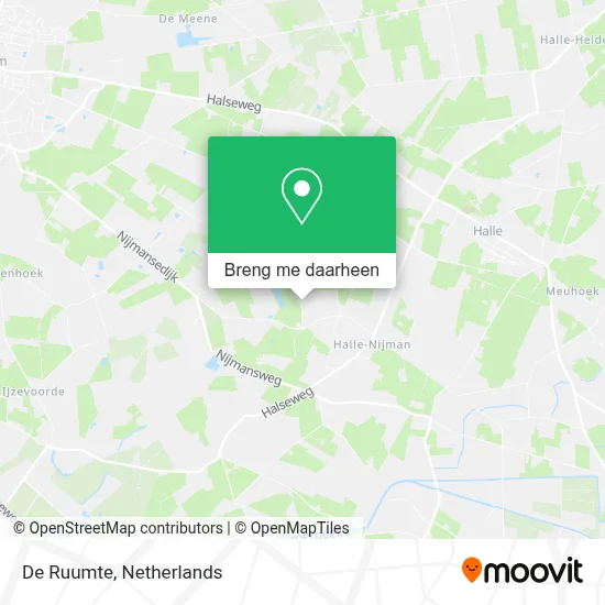 De Ruumte kaart