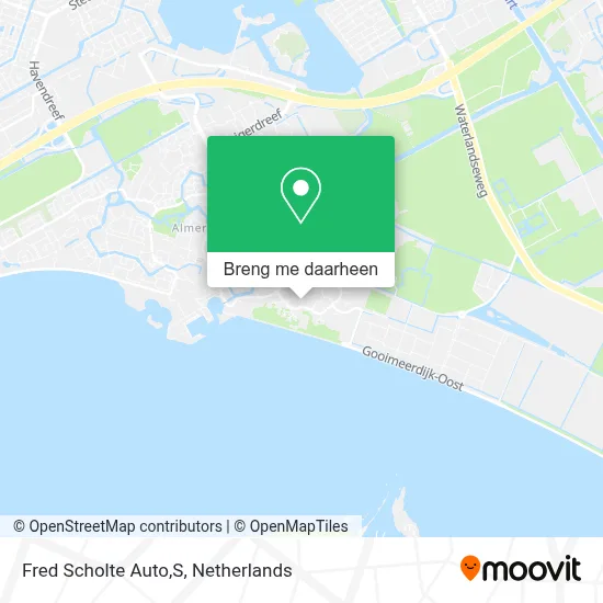 Fred Scholte Auto,S kaart