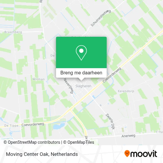 Moving Center Oak kaart