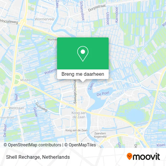Shell Recharge kaart