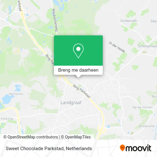 Sweet Chocolade Parkstad kaart