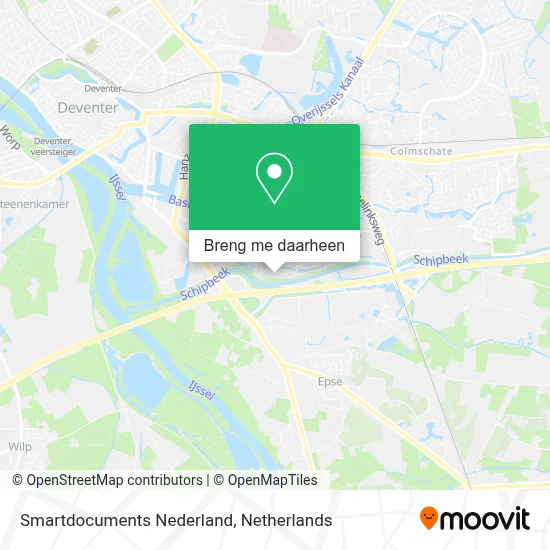Smartdocuments Nederland kaart