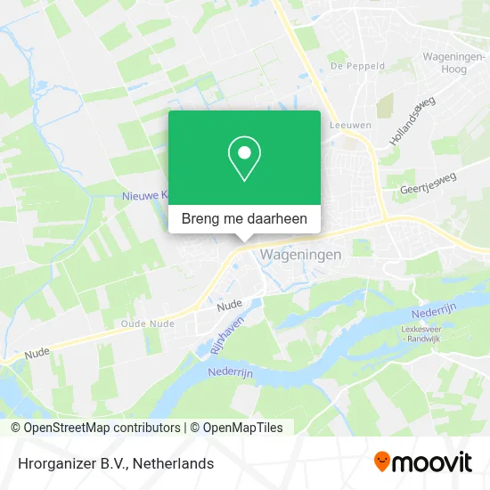 Hrorganizer B.V. kaart