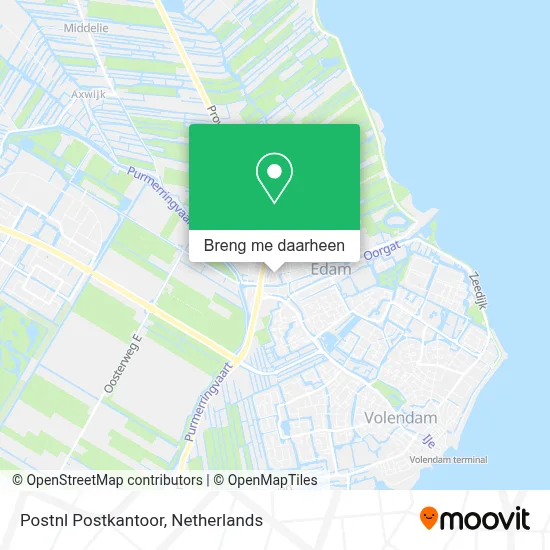 Postnl Postkantoor kaart